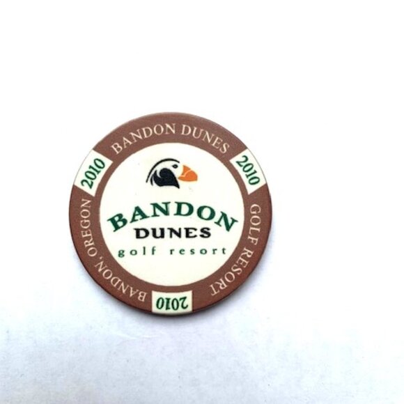 Bandon Dunes Golf Resort Poker Chip Ball Marker - Picture 1 of 1